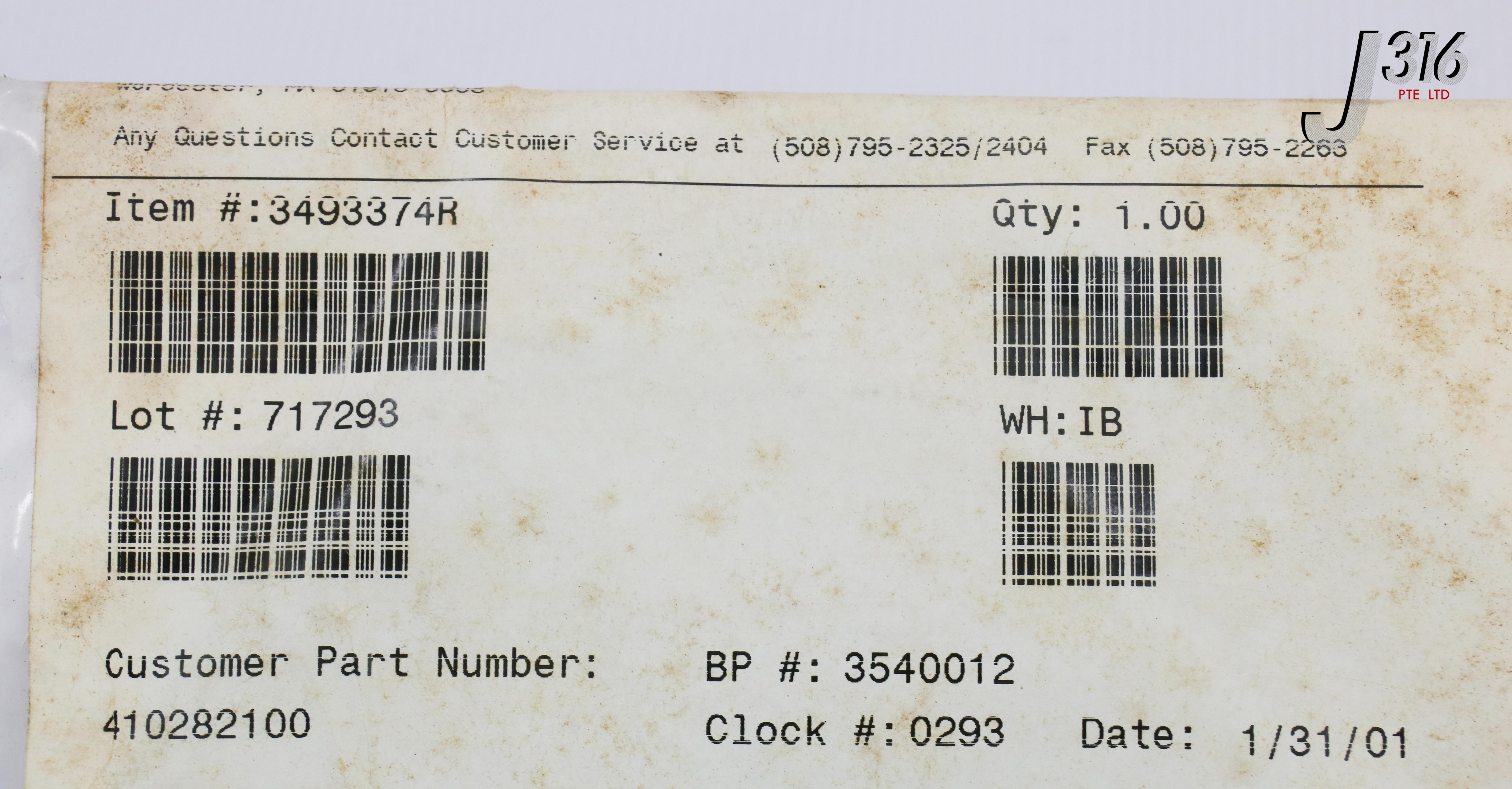 18164 NORTON CVD SILICON CARBIDE COATED, 410282100 (NEW) 3493374R